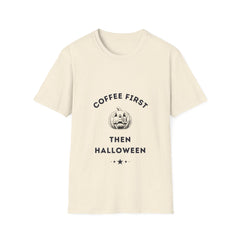 First Coffee then Halloween T-shirt