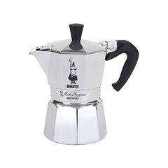 Bialetti Moka Express StoveTop Coffee maker, 3-Cup, Aluminum Silver