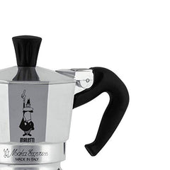 Bialetti Moka Express StoveTop Coffee maker, 3-Cup, Aluminum Silver