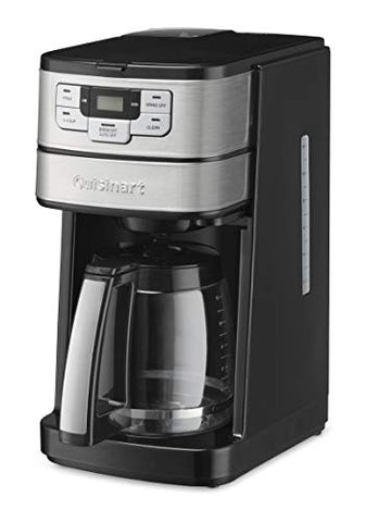 Cuisinart DGB-400 Automatic Grind & Brew 12-Cup Coffeemaker, Black/Silver