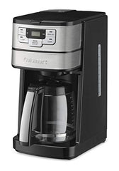 Cuisinart DGB-400 Automatic Grind & Brew 12-Cup Coffeemaker, Black/Silver