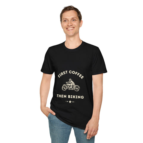 First Coffee then Biking T-shirt