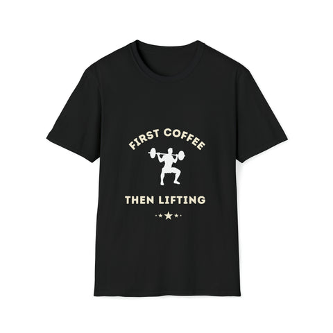 Unisex Black Weightlifting T-Shirt