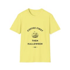 First Coffee then Halloween T-shirt