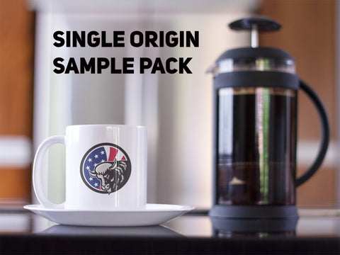 Single Origin Favorits Sample Pack: Brazil, Colombia, Costa Rica, Ethiopia, Honduras, Tanzania