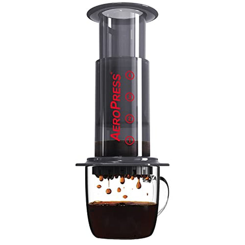 Aeropress Original Coffee Press – 3 in 1 brew method combines French Press, Pourover, Espresso - Full bodied, smooth without grit, bitterness