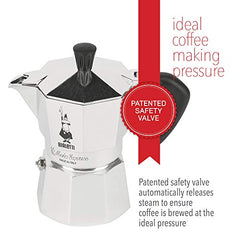 Bialetti Moka Express 9 cup Espresso Maker - Whisk