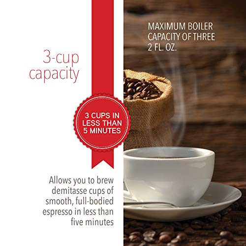 MOKA pot Bialetti Express 3 cups, aluminium – I love coffee