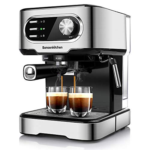 Espresso Machine 15 Bar Coffee Machine With Foaming Milk Frother