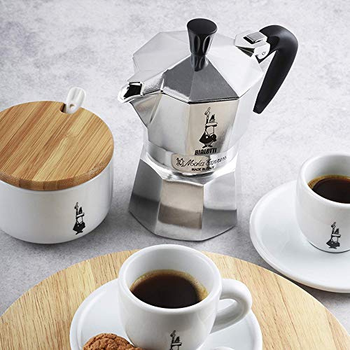 JoyJolt Italian Moka Pot 3 Cup Stovetop Espresso Maker Aluminum Coffee  Percolator Coffee Pot - Silver